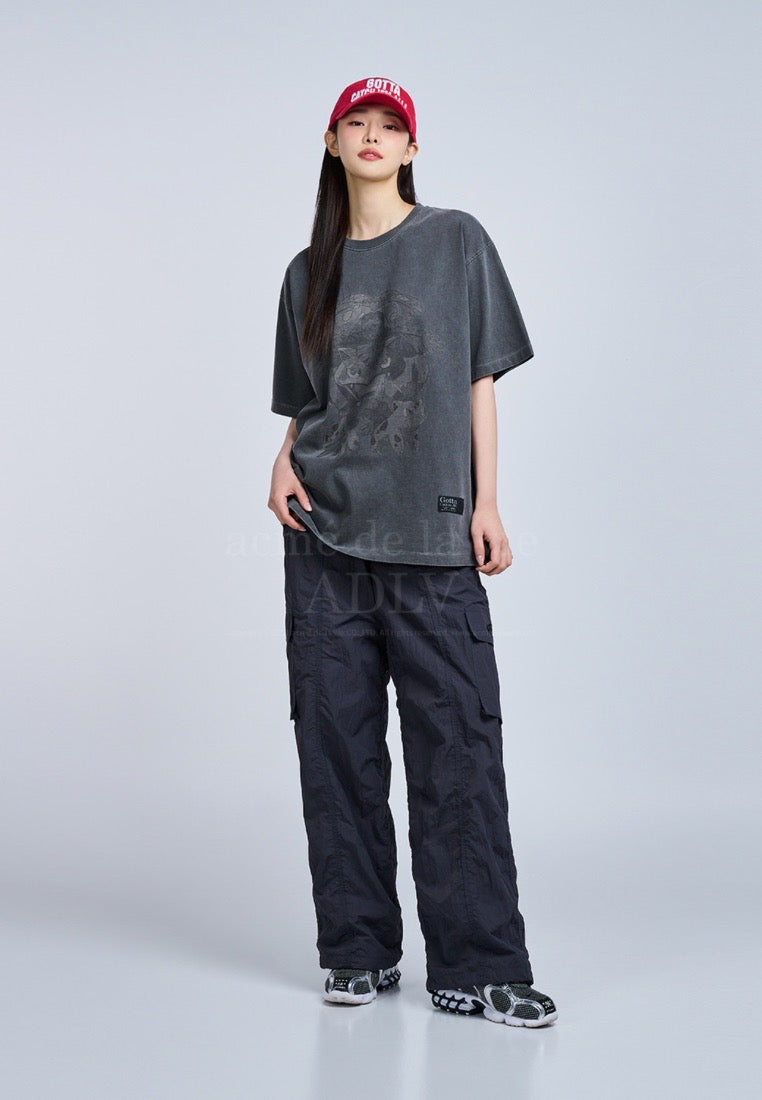 Pokémon ISANGHAESSI EVOLUTION PIGMENT Short Sleeve T-Shirt Charcoal