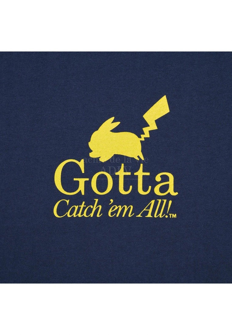 Pokémon GOTTA PIKACHU Long Sleeve T-Shirt Navy