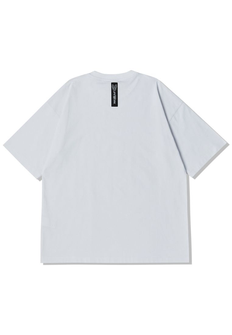 Logo Snapback Hipdog T-Shirt White