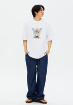 Logo Snapback Hipdog T-Shirt White