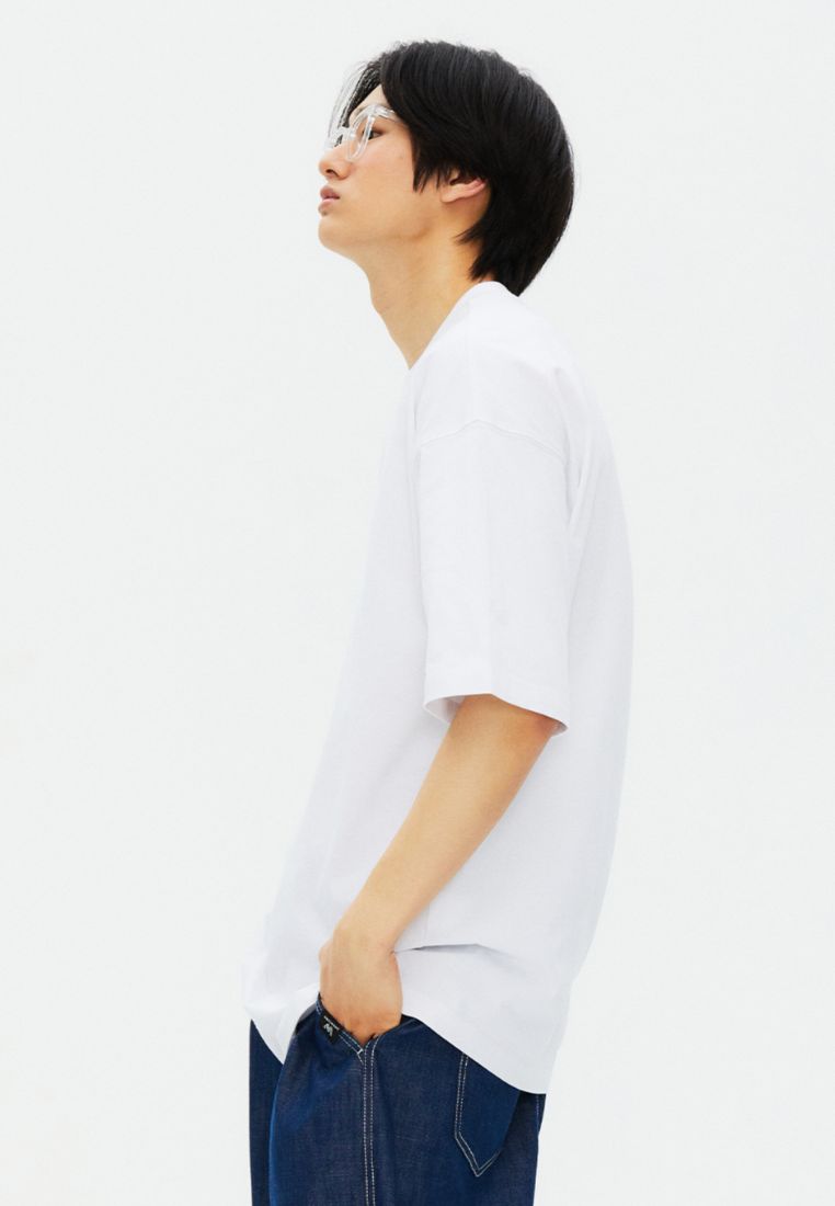 Logo Snapback Hipdog T-Shirt White