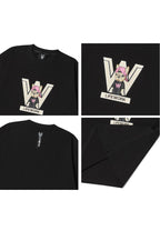 Logo Snapback Hipdog T-Shirt Black