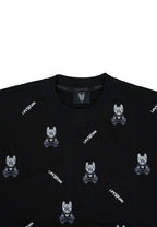 Monogram Glasses Radog Tee Black