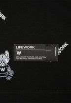 Monogram Glasses Radog Tee Black