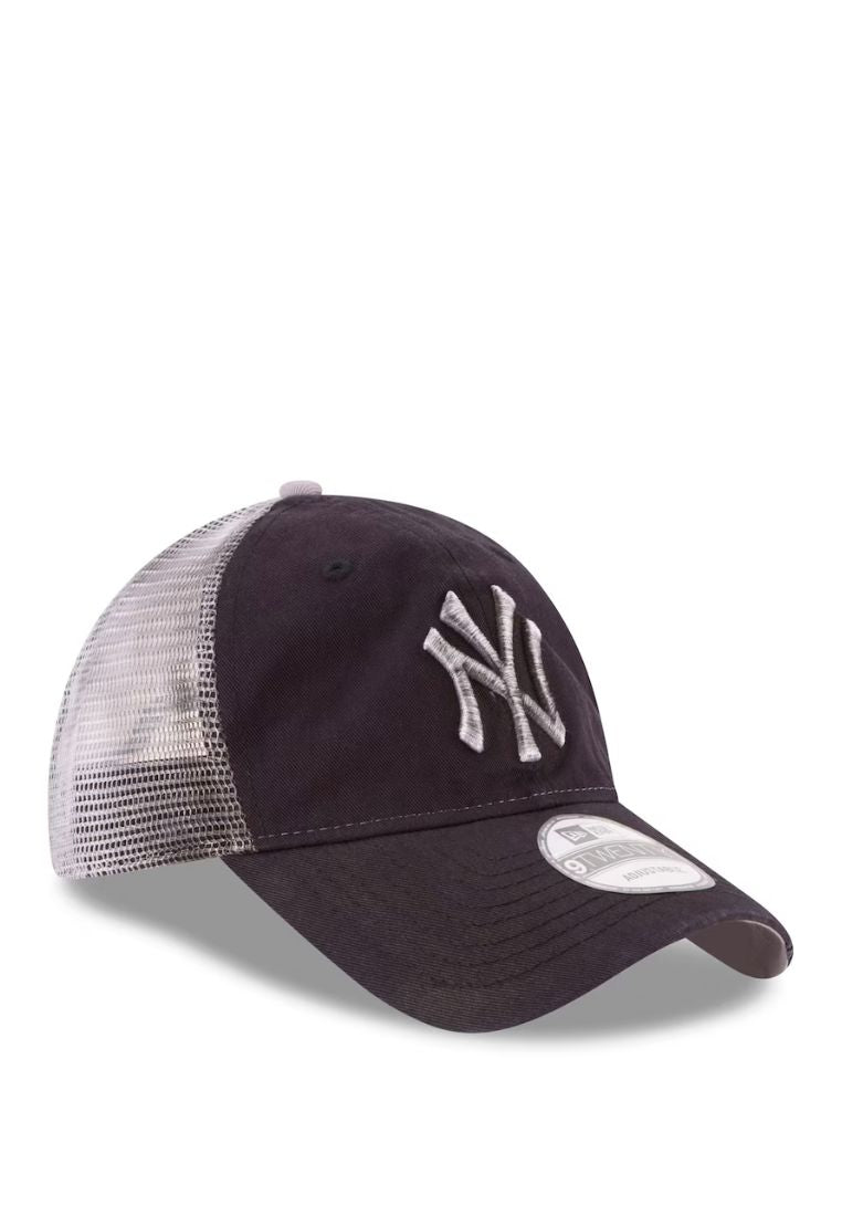 NY YANKEES New Era Navy Team Rustic 9TWENTY Trucker Adjustable Hat