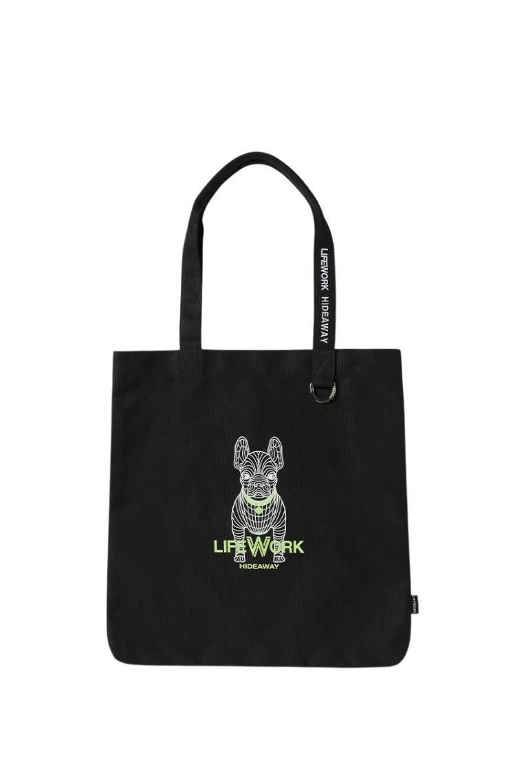 Neon Radog Eco Bag Black
