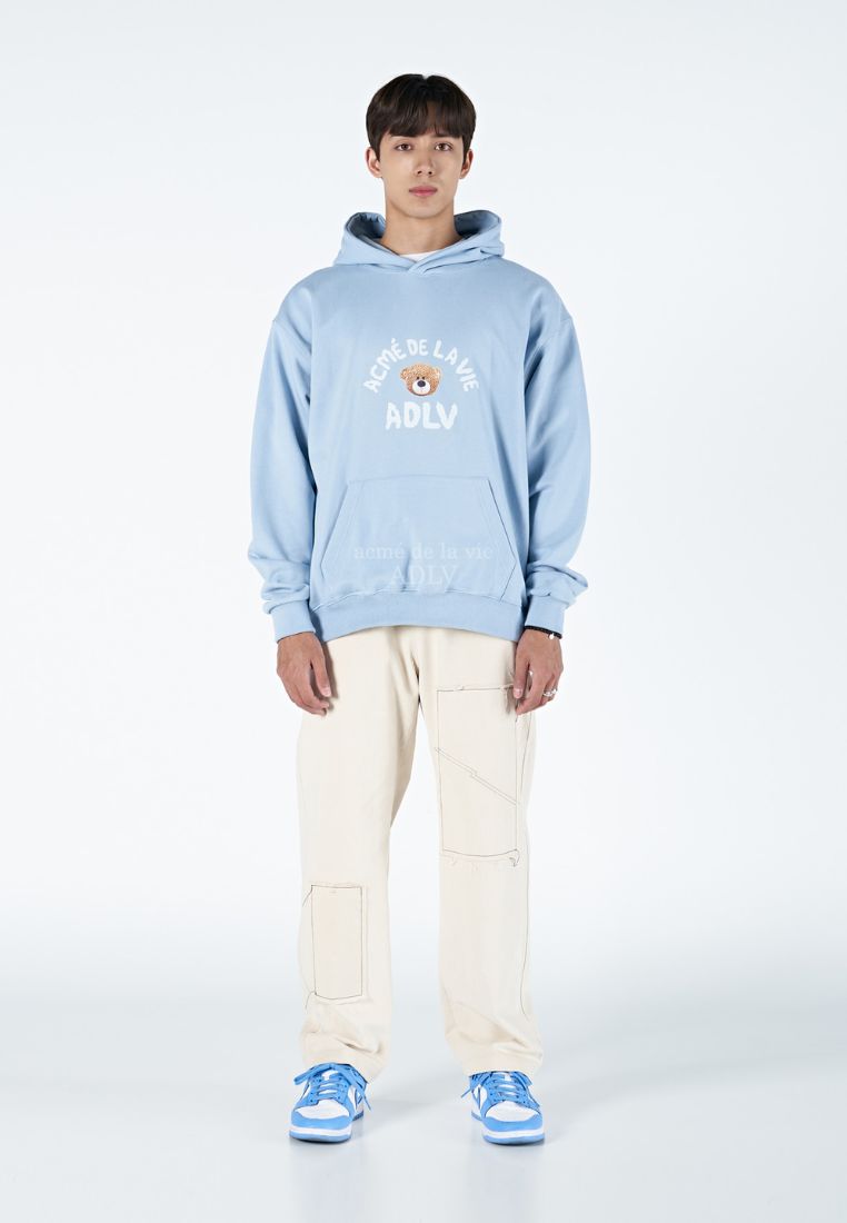 Teddy Bear (Bear Doll) Hoodie Sky Blue
