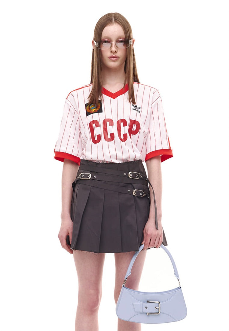 Belted Brocle - Pale Aqua