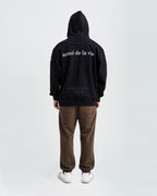 Baby Face Hoodie Black Yawn