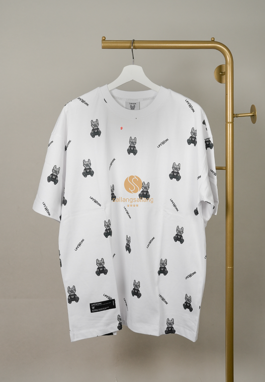 [DEFECT SALE 43] Monogram Glasses Radog Tee White L