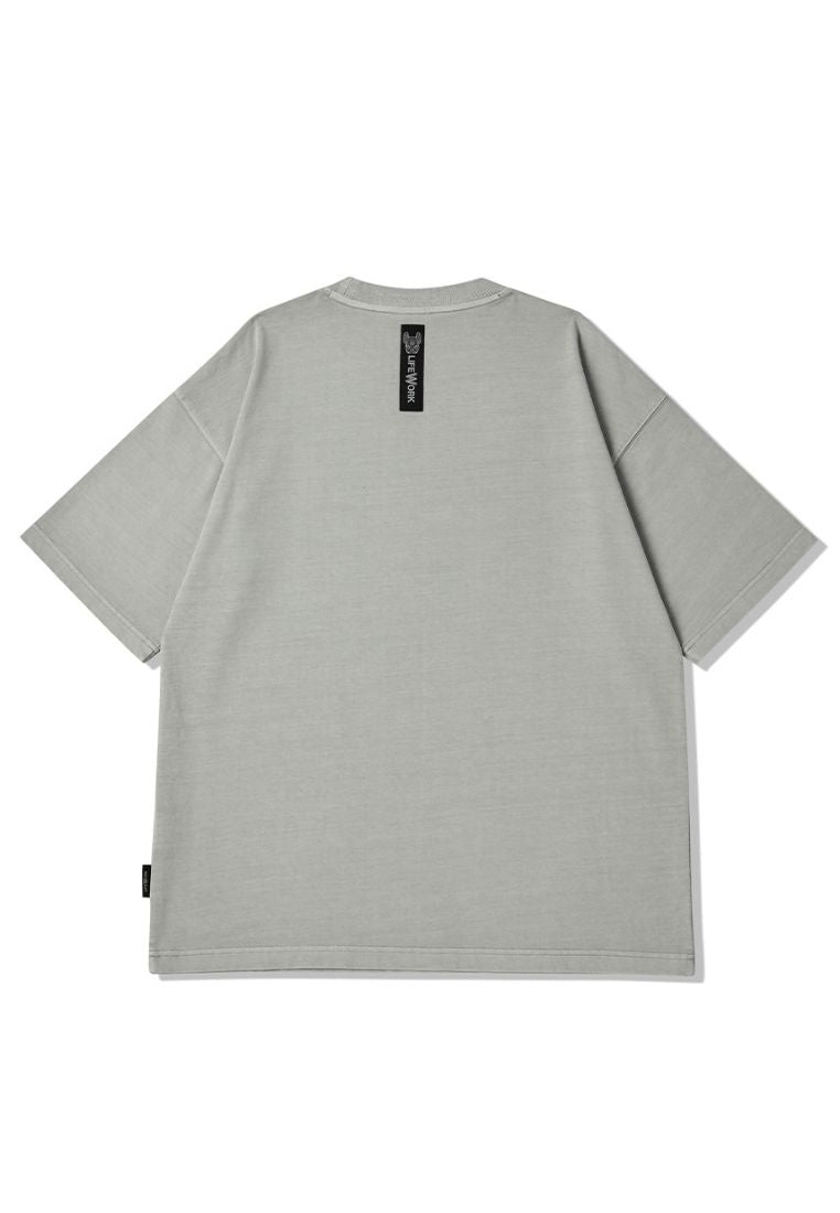Pigment Varsity T-Shirt Light Grey