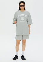 Pigment Varsity T-Shirt Light Grey