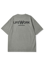 Square Wappen Pigment T-Shirt Light Grey