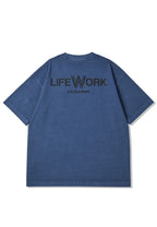 Square Wappen Pigment T-Shirt Dark Blue