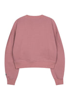 W Classic Logo Crop Sweatshirt Pink