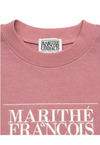 W Classic Logo Crop Sweatshirt Pink