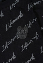Signature Lettering T-Shirt Black