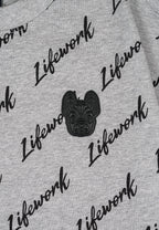 Signature Lettering T-Shirt Grey