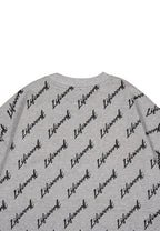 Signature Lettering T-Shirt Grey