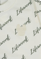 Signature Lettering T-Shirt Ivory