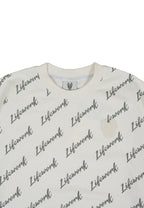 Signature Lettering Sweatshirt Ivory