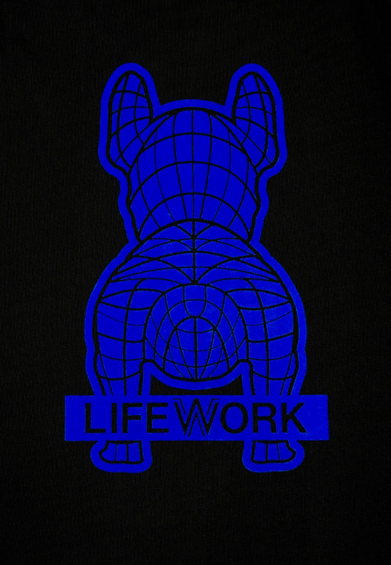 Velvet Logo T-Shirt Black