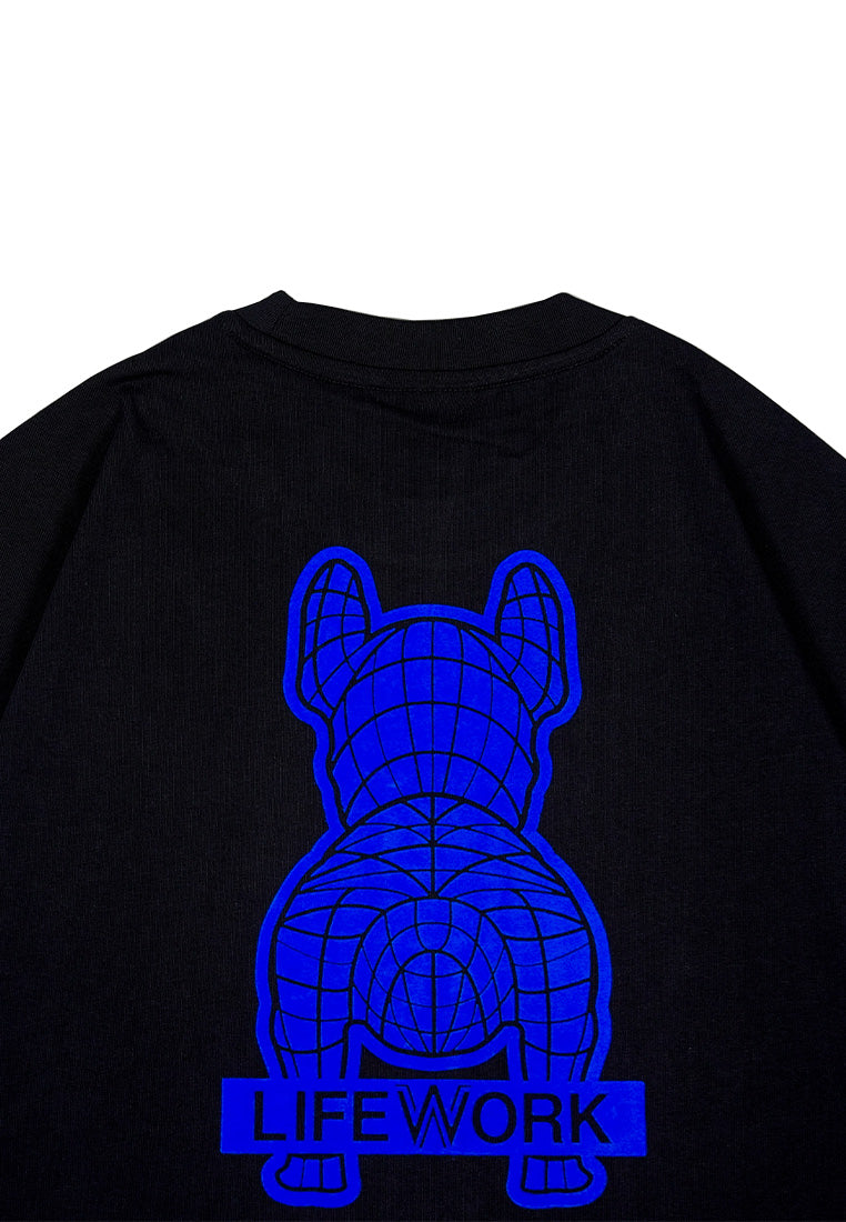 Velvet Logo T-Shirt Black