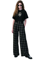 Tweed Wide Pants Black