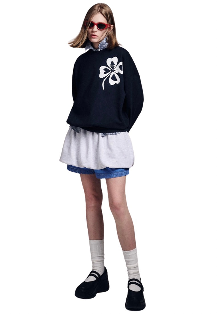Sweatshirt CloverMardi Navy White