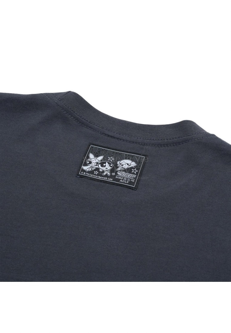 The Powerpuff Girls x Acmedelavie Big Printing Artwork T-Shirts Charcoal