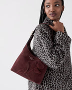454 Floral Small Shoulder Bag Grenache