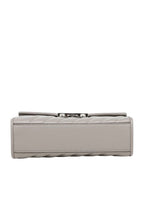 Rose Quilted Leather Small Crossbody Heather Grey