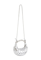 Orla Weave Handbag - Silver