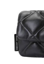 Small Quilted Pillow Bag Black
