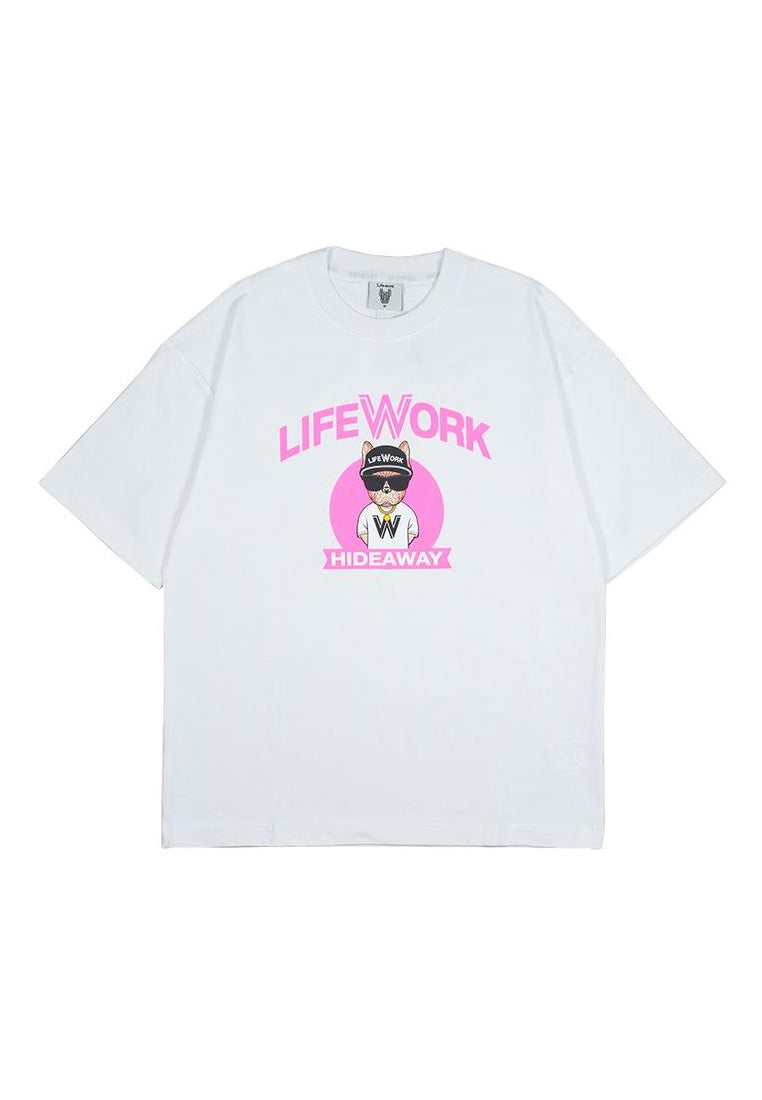 [DEFECT SALE 394] Front Circle white size S