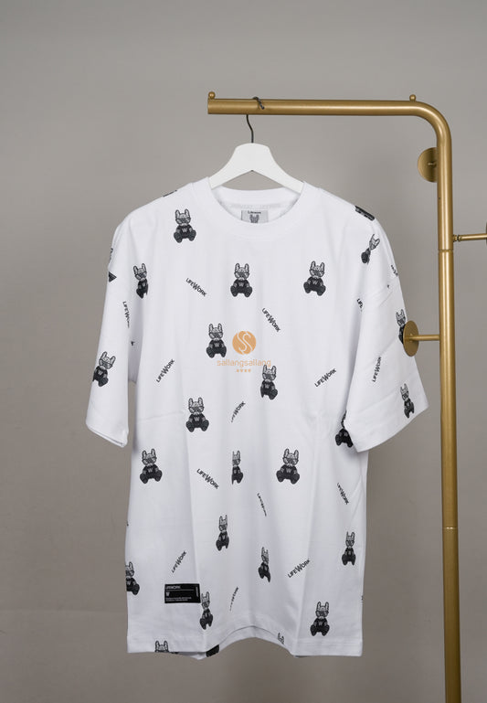 [DEFECT SALE 46] Monogram Glasses Radog Tee White M