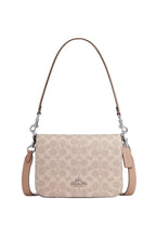 Quinn Bag In Signature Canvas Silver Sand Taupe