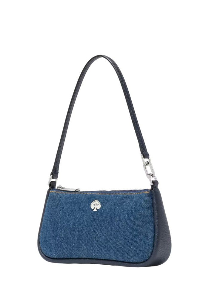 Kayla Denim Convertible Wristlet Blue Multicolor