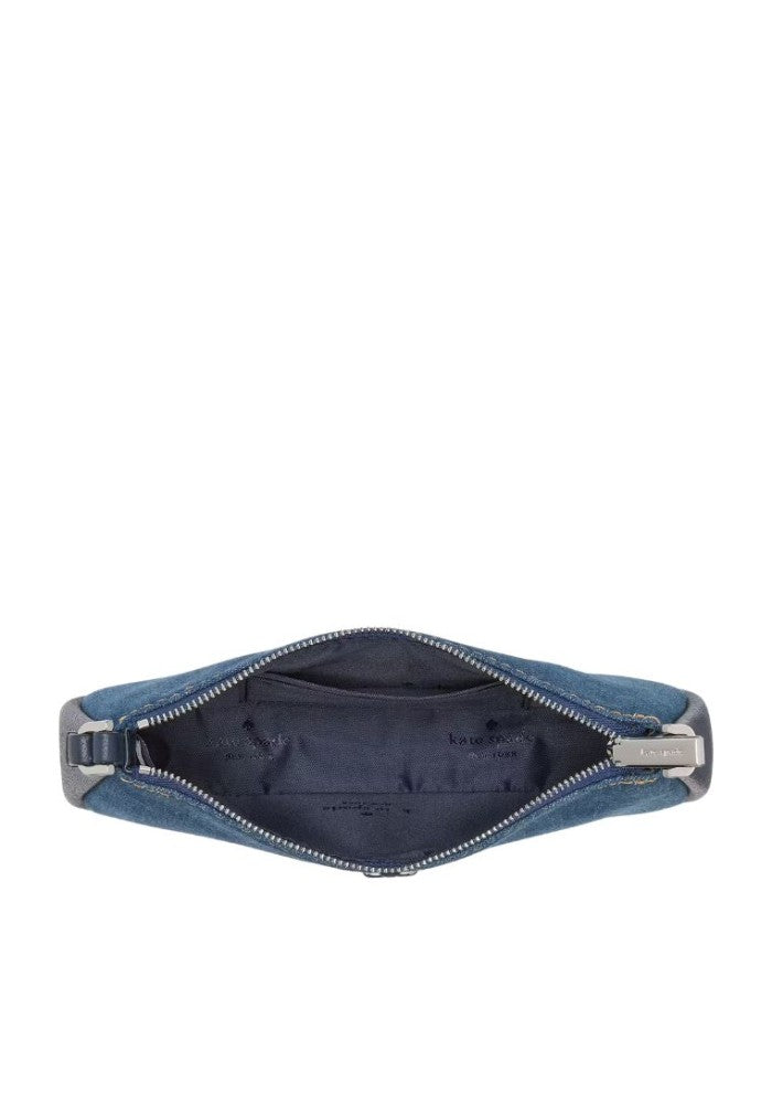 Kayla Denim Convertible Wristlet Blue Multicolor