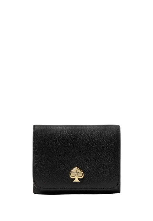 Kayla Small L-Zip Wallet Black