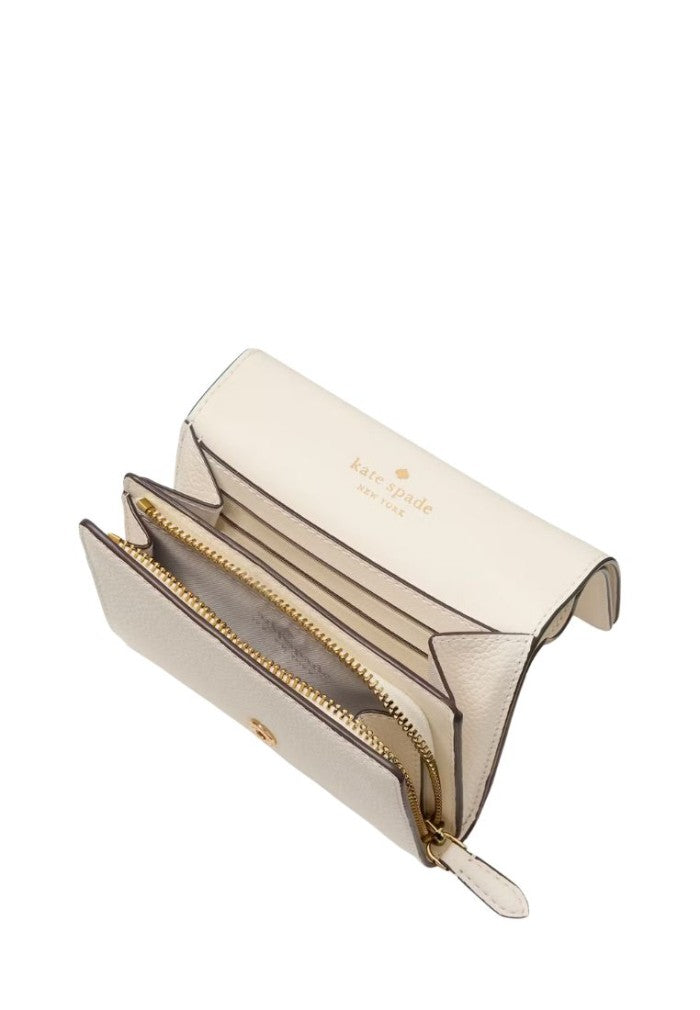 Kayla Small L-Zip Wallet Meringue