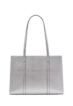 Kenzie Metallic Large Tote Lunar Light