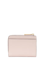 Boxed Madison Heart Studs Small L-Zip Wallet Powdered Sugar