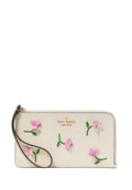 Lucy Applique Medium L-Zip Wristlet Meringue Multi