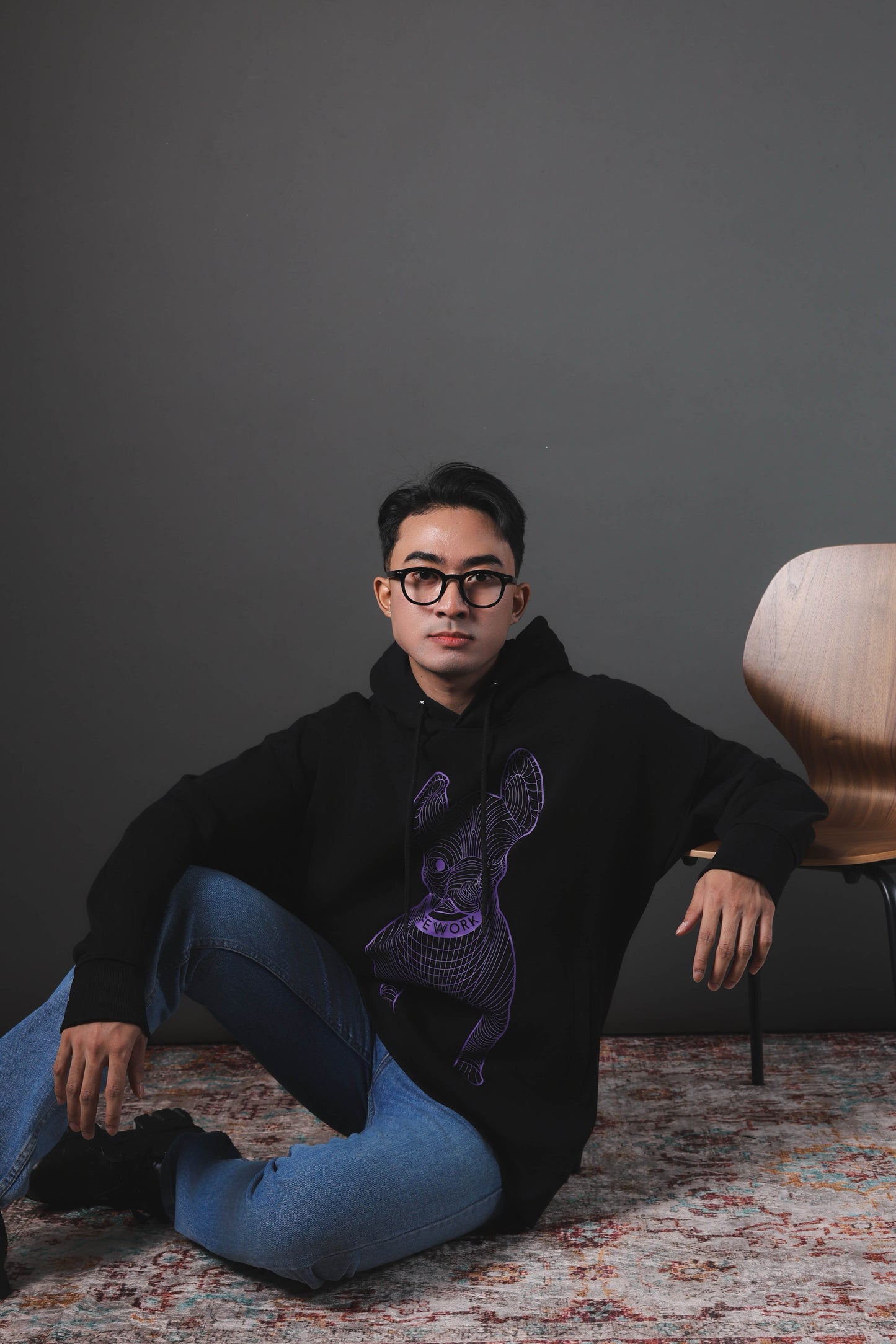 Big Radog Hoodie Natural Black