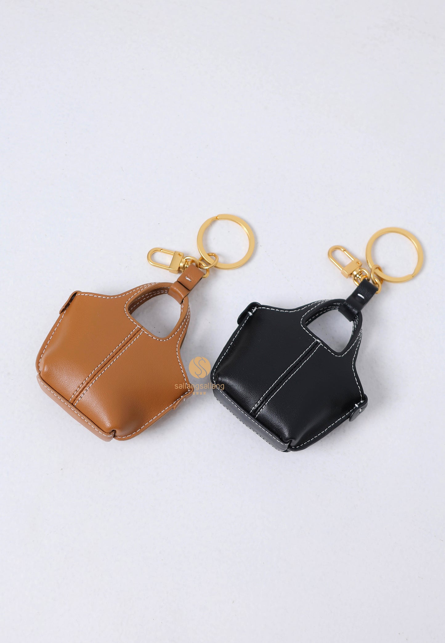 Panier Keyring / Tan Brown