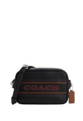 Mini Jamie Camera Bag With Stripe Black Saddle