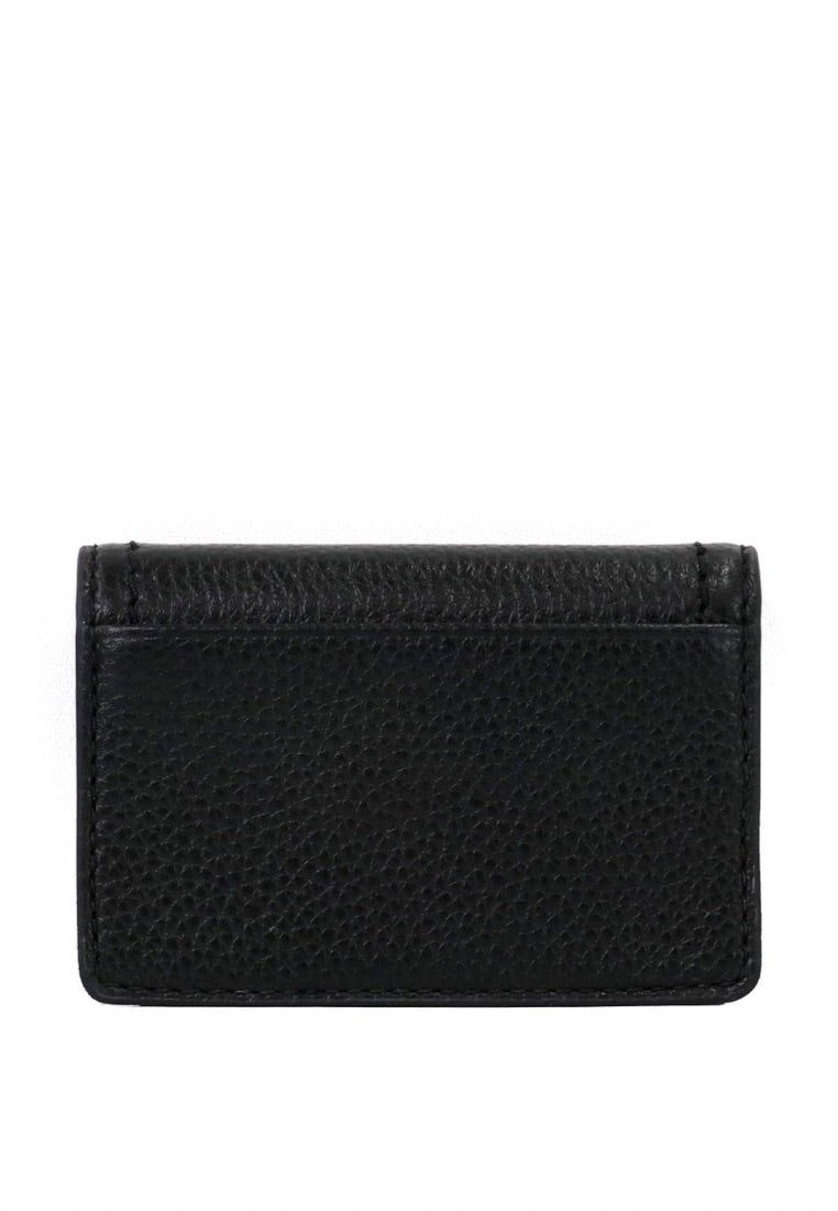 Groove Leather Business Card Case Black