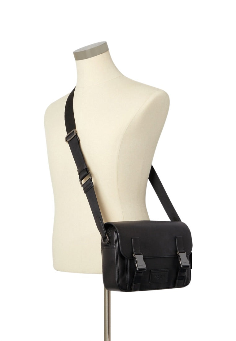 Track Crossbody Metal Black
