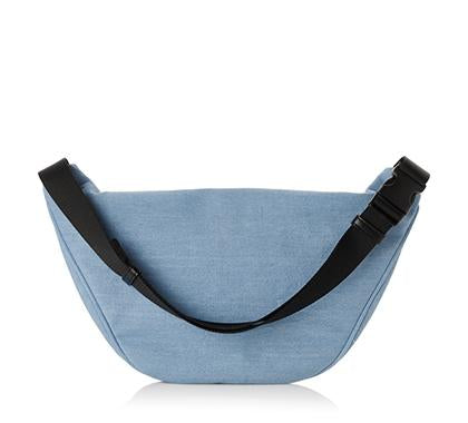 NEVER MIND fanny pack denim
